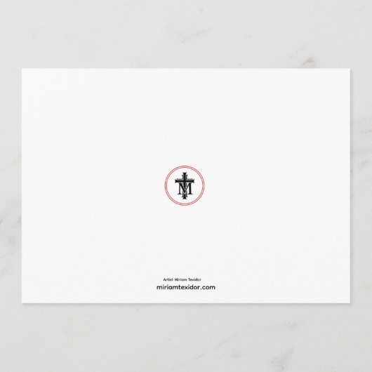 The Last Supper- Artwork 招待状 (裏面)