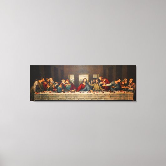 The Last Supper by Leonardo da Vinci キャンバスプリント (正面)