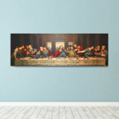 The Last Supper by Leonardo da Vinci キャンバスプリント (インサイチュ (ウッドフロア))