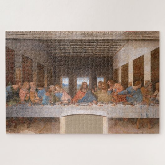 The Last Supper by Leonardo Da Vinci ジグソーパズル (横)