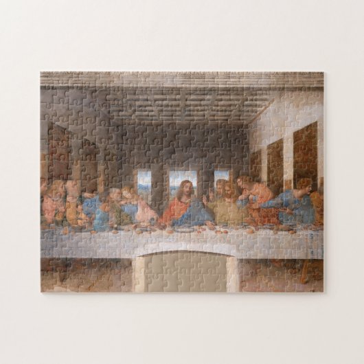 The Last Supper by Leonardo Da Vinci ジグソーパズル (横)