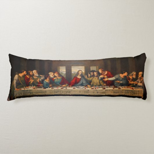 The Last Supper by Leonardo da Vinci ボディピロー (正面)