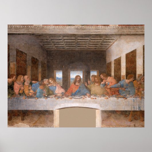 The Last Supper by Leonardo Da Vinci ポスター (正面)