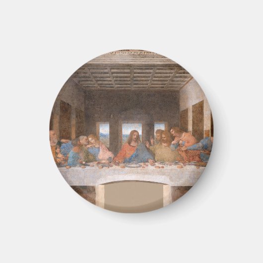 The Last Supper by Leonardo Da Vinci マグネット (正面)
