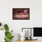 The Last Supper by Leonardo da Vinci, Renaissance ポスター (ホームオフィス)