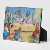 The Last Supper: Jesus and the Disciples フォトプラーク (側面)