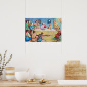 The Last Supper: Jesus and the Disciples ポスター (キッチン)