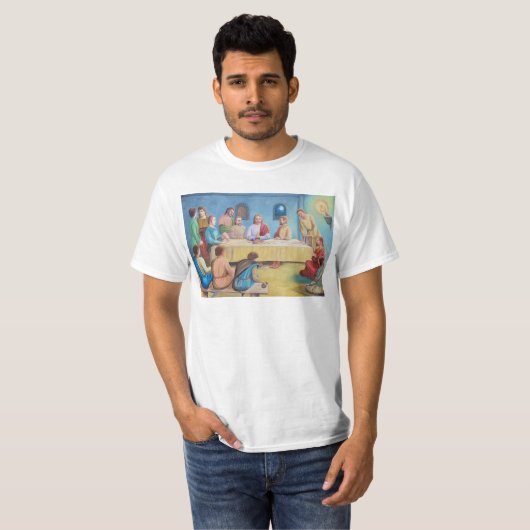 The Last Supper: Jesus and the Disciples Tシャツ (正面フル)