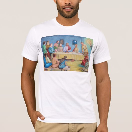 The Last Supper: Jesus and the Disciples Tシャツ (正面)