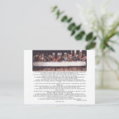 The Last Supper - Matthew 26:17-30 ポストカード (スタンド正面)