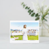 The Last Supper of Jesus - Eucharist ポストカード (スタンド正面)