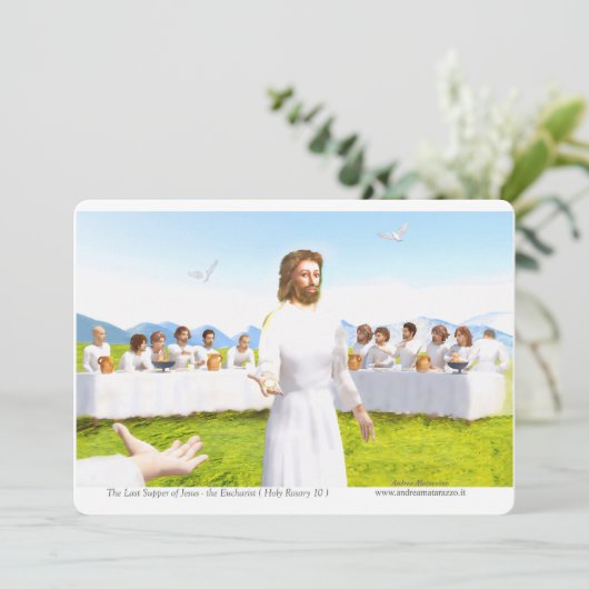 The Last Supper of Jesus - Eucharist 招待状 (スタンド正面)