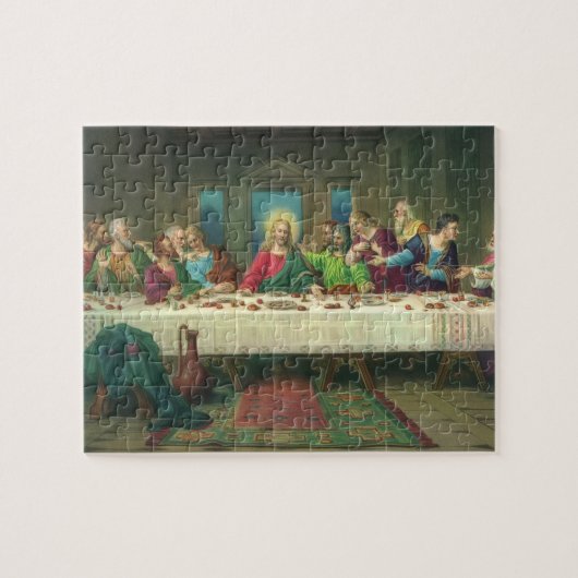 The Last Supper Originally by Leonardo da Vinci ジグソーパズル (横)