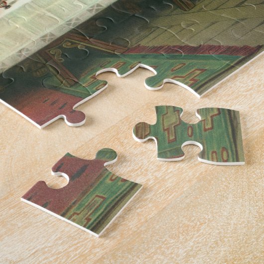 The Last Supper Originally by Leonardo da Vinci ジグソーパズル (側面)