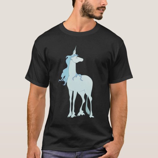 The Last Unicorn Amalthea illustration funny Tシャツ (正面)