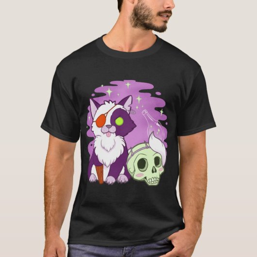 The Last Unicorn Pirate Cat Tシャツ (正面)
