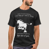 The Last Unicorn  Running retro Tシャツ (正面)