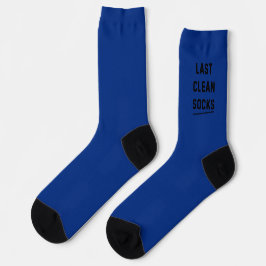 The Last White Clean Dark Blue Socks ソックス