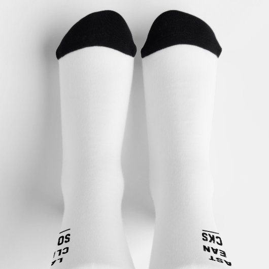The Last White Clean Socks  ソックス (上部)
