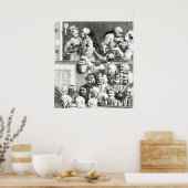 The Laughing Audience, 1733 ポスター (キッチン)