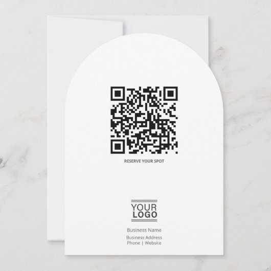 The Launch Party 招待状 (裏面)