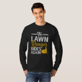 The Lawn Ranger Rides Again Landscaper Lawn Mower Tシャツ (正面フル)