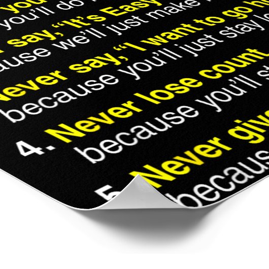 The Laws Of Physical Therapy Motivational Goals Pt ポスター (角)