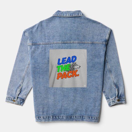 The Lead the Pack, Tシャツ。 デニムジャケット (裏面)