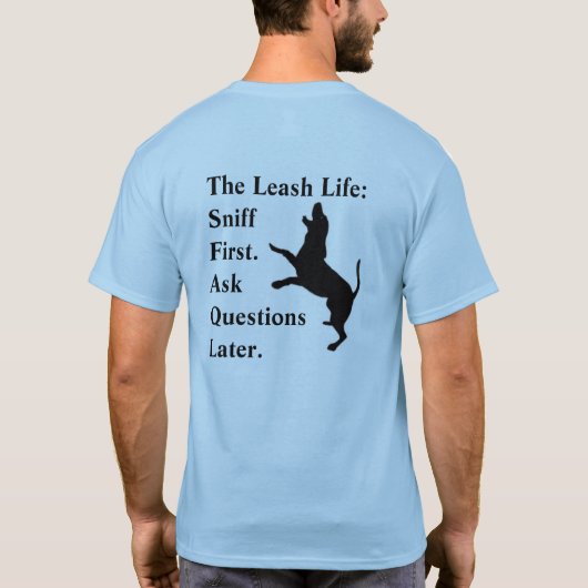 The Leash Life: Hound Tシャツ (裏面)
