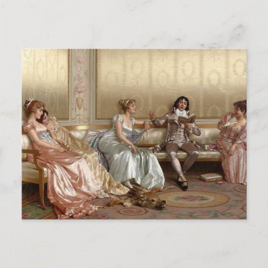 The Lecture by Vittorio Reggianini ポストカード (正面)