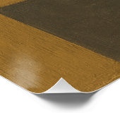 The Ledger That Remembered Textural Ochre ポスター (コーナー)