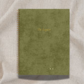 The Legacy | Personalized Author Green ノートブック