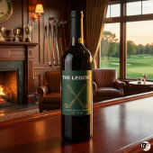 THE LEGEND Green & Gold Golf ワインラベル