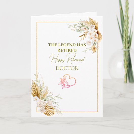 The Legend Has Retired Elegant Retirement カード (正面)