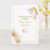 The Legend Has Retired Elegant Retirement カード (黄色い花)