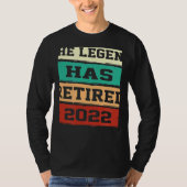 The Legend Has Retired  Retirement Tシャツ (正面)