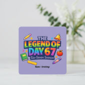 The Legend of Day 67 Rainbow School Celebration 招待状 (スタンド正面)