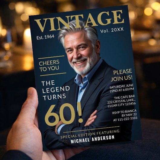 The Legend Turns 60 Invite 招待状