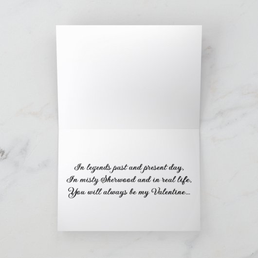 The Legendary Romance of Sherwood Forest シーズンカード (内部)