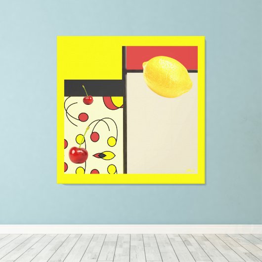 The Lemon Drop キャンバスプリント (インサイチュ (ウッドフロア))