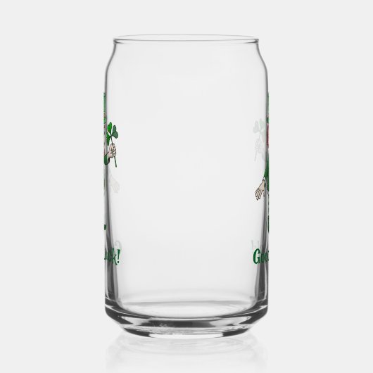 The Leprechaun holding a shamrock ガラス缶 (右)