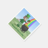 The Leprechauns Happy St. Patricks Day スタンダードカクテルナプキン (角)