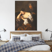 The Letter (between 1650 and 1660) キャンバスプリント (インサイチュ (寝室))