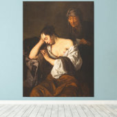 The Letter (between 1650 and 1660) キャンバスプリント (インサイチュ (ウッドフロア))