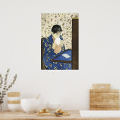 The Letter by Mary Cassatt,ヴィンテージ印象主義 ポスター (キッチン)
