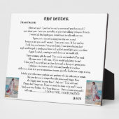 THE LETTER FROM JESUS フォトプラーク (側面)