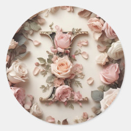 The Letter I Envelopeステッカー ラウンドシール