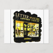 The Letter Makers、Eric Ravilious art ポストカード (正面)