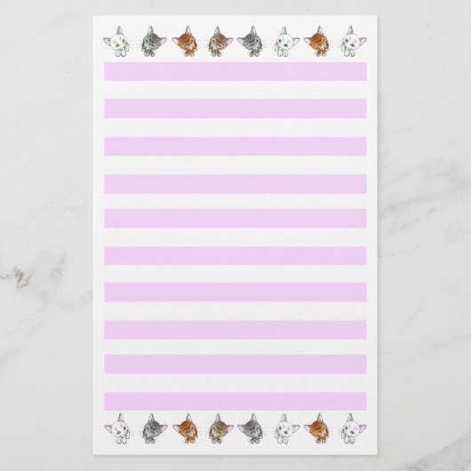 The letter paper of the cats 便箋 (正面)