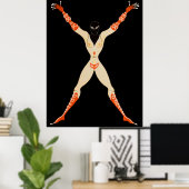 The Letter X from the Alphabet, 1976 ポスター (ホームオフィス)